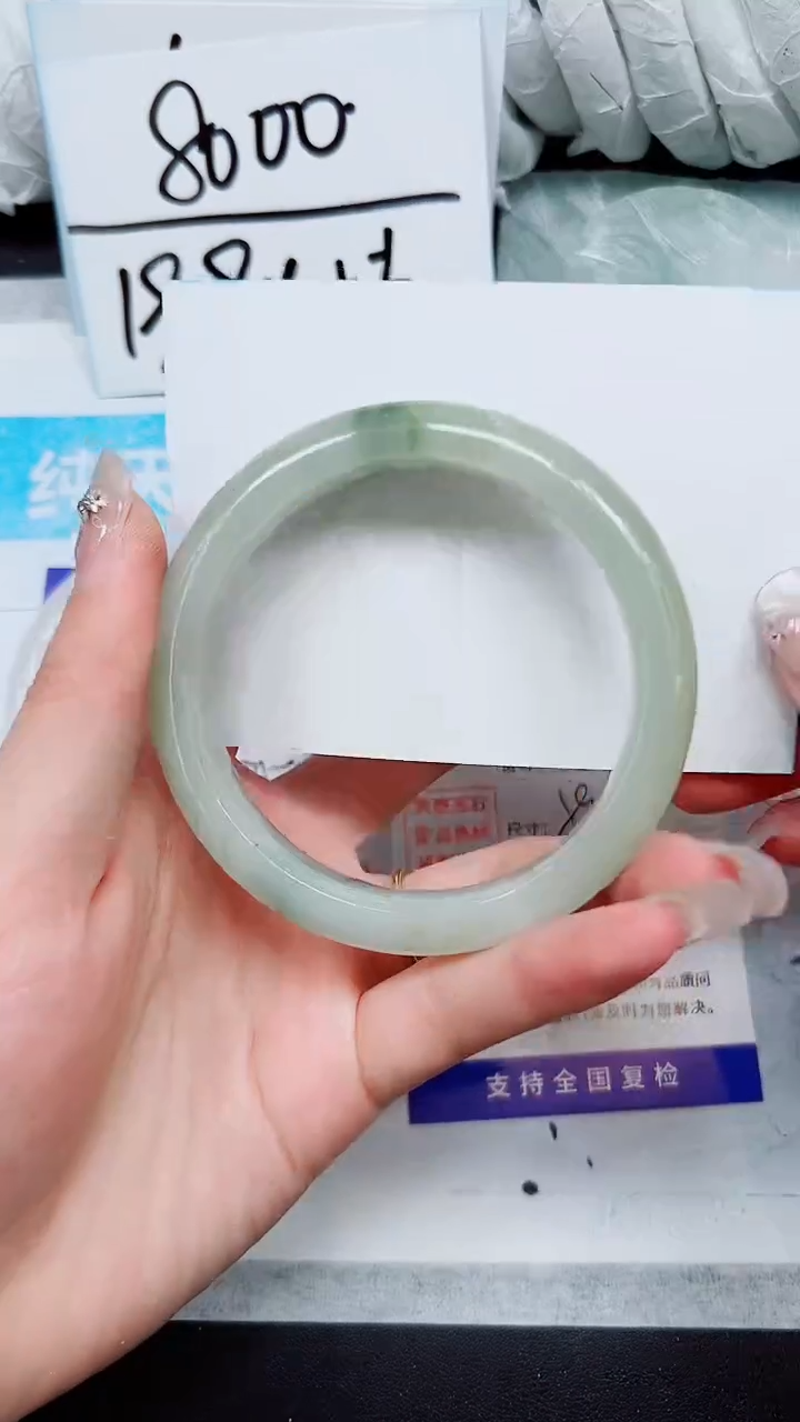 【闪购商品】石英质玉手镯未镶嵌A68-59`60`