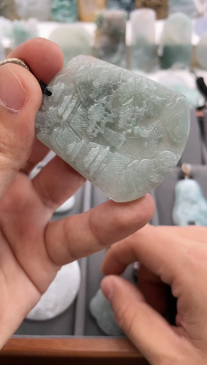 【闪购商品】翡翠颈饰未镶嵌..../1/13/95