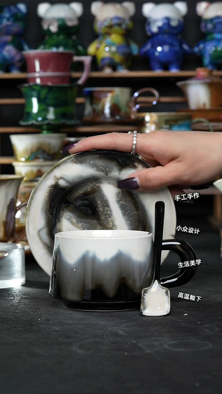 设计师款景德镇森涩手创陶瓷（食品级）822