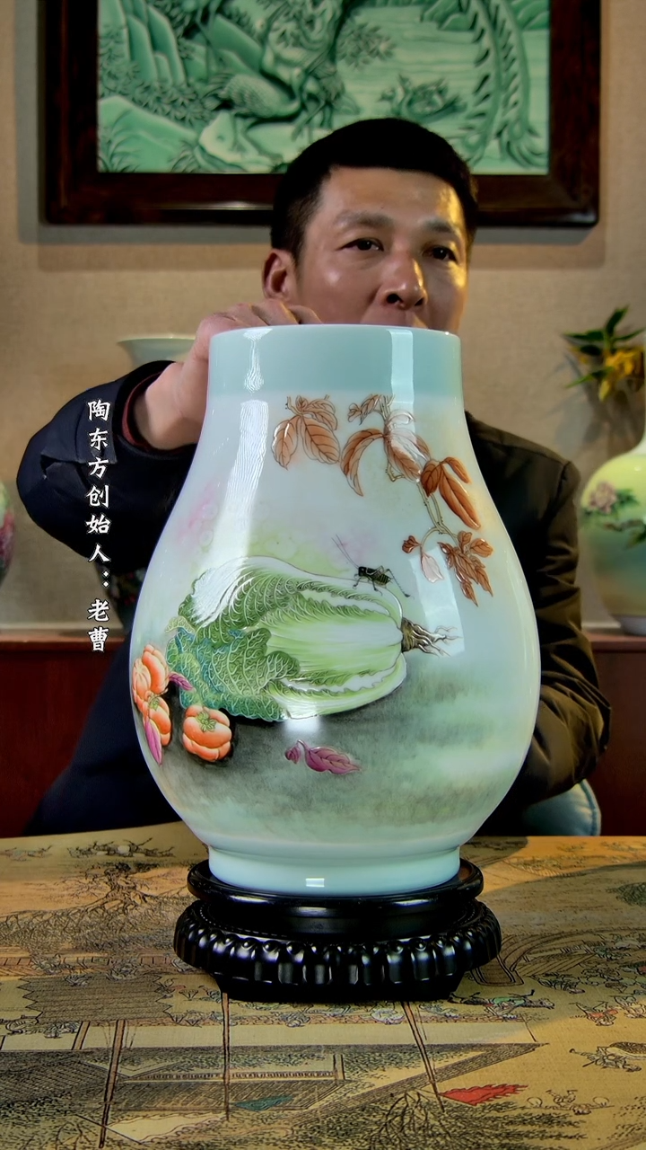 【闪购商品】其他景德镇陶东方陶瓷艺术作品花瓶瓷板画摆件