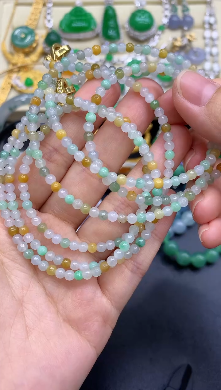 颈饰未镶嵌翡翠118-多样性发其一