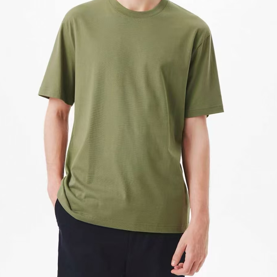 Fish 经典小标圆领T恤