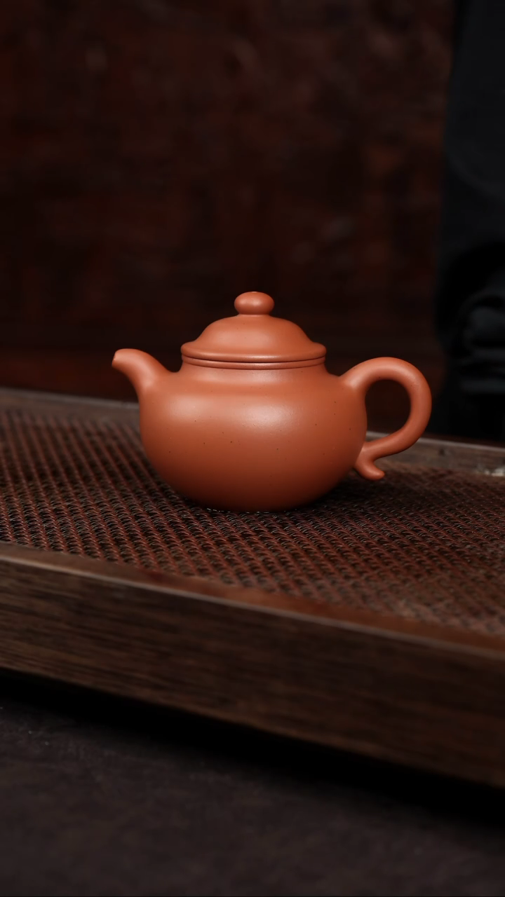 【闪购商品】紫砂茶壶大红泥莲子