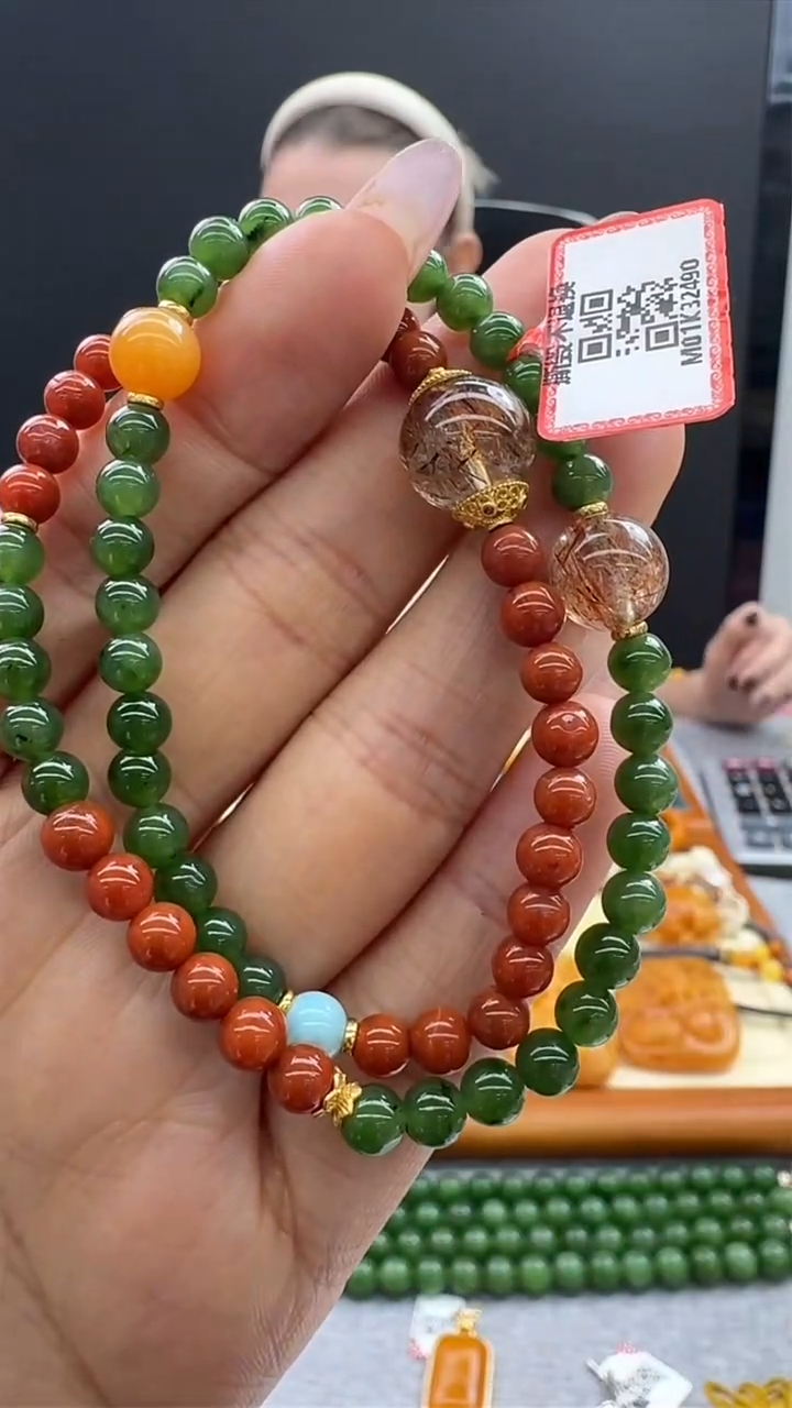 【闪购商品】和田玉（碧玉）颈饰未镶嵌519秒拍号