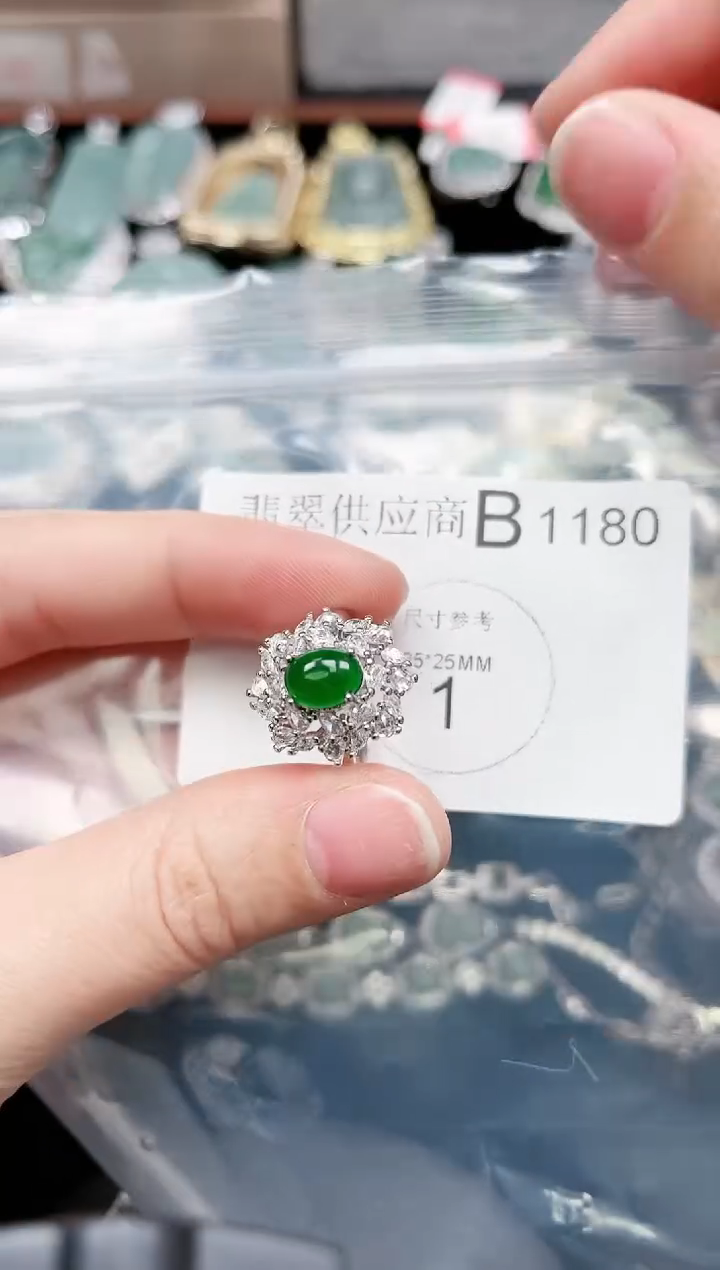 【闪购商品】翡翠颈饰未镶嵌1180赠皮绳