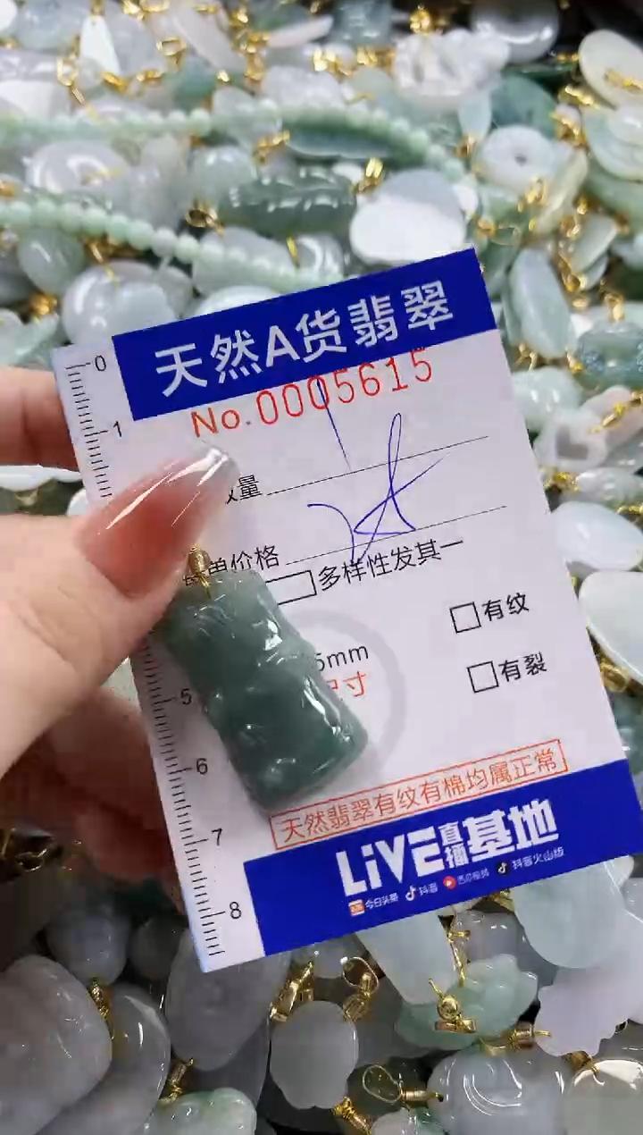 颈饰未镶嵌翡翠天然A货翡翠