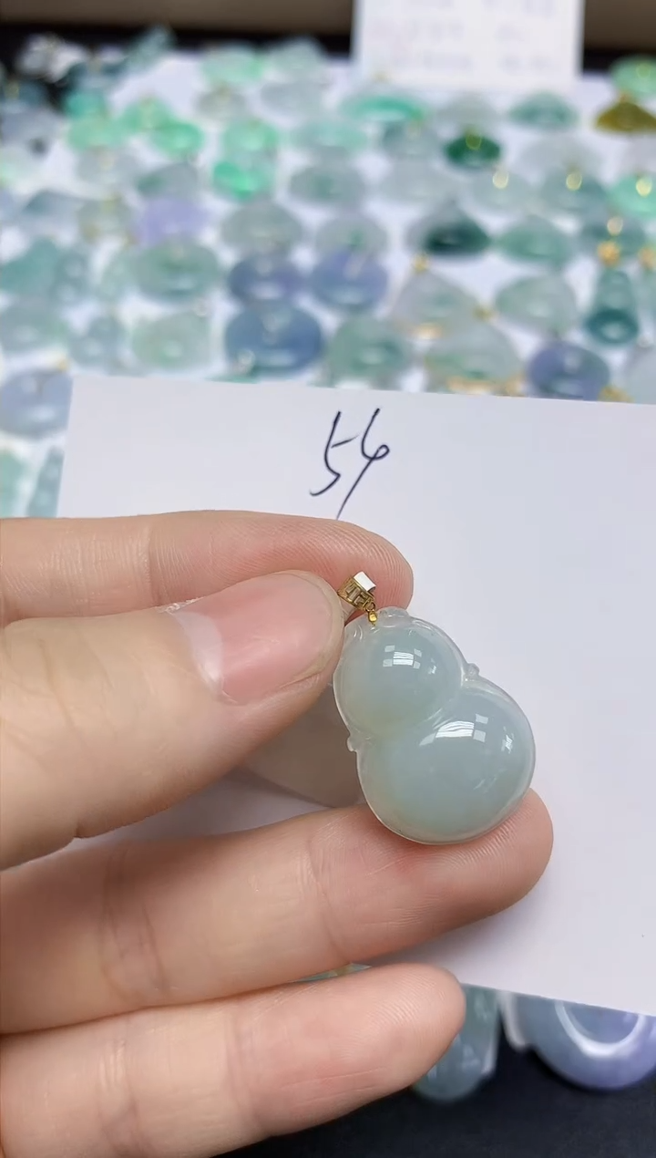 颈饰未镶嵌翡翠天然缅甸翡翠A货翡翠百元以上9元证书费自理