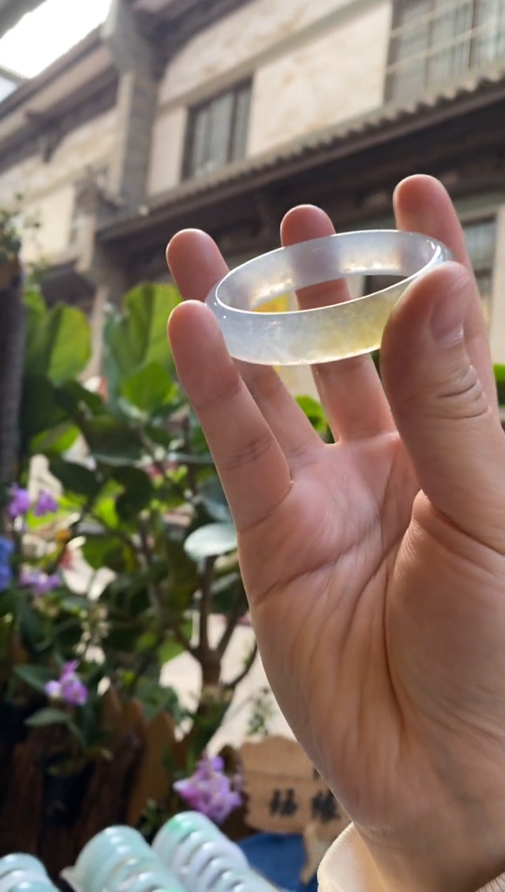 未镶嵌手镯翡翠53圈