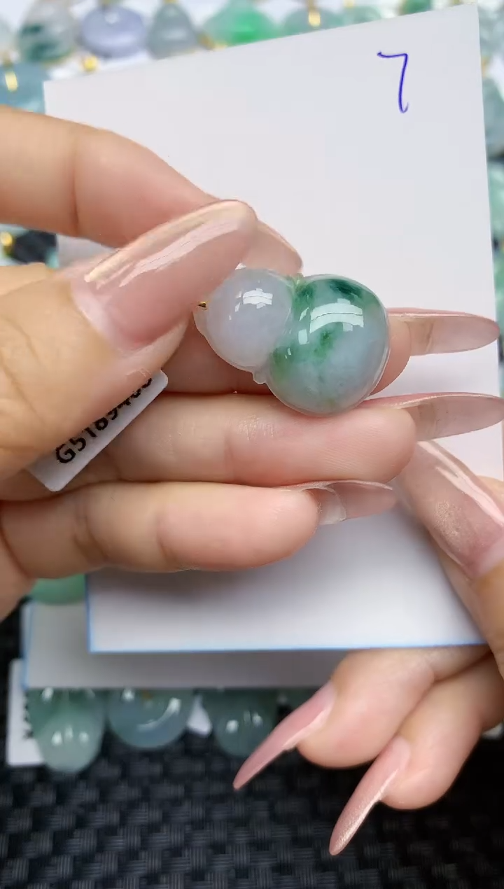 【闪购商品】翡翠颈饰未镶嵌天然A货翡翠 7