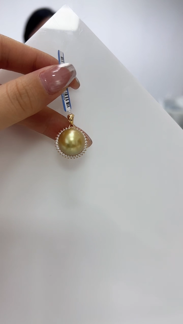 【闪购商品】海水珍珠DA银S925镶嵌吊坠 J226