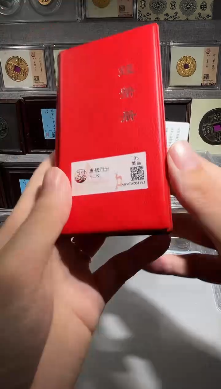 铜带评级开元钱币册共12枚