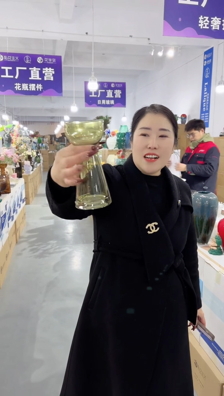 【闪购商品】玻璃花瓶厂唐总-微瑕-JQJK