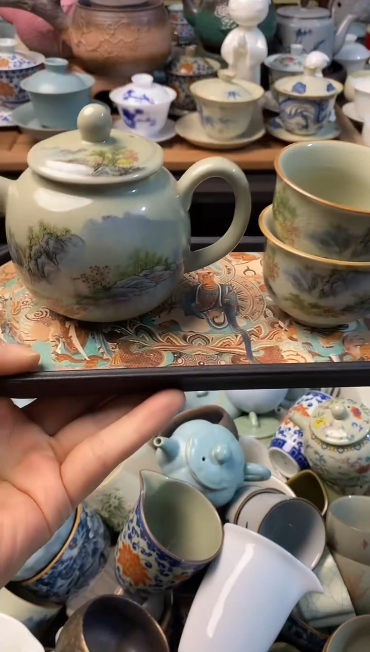 高端 茶壶 茶杯 茶具 轻轻微瑕