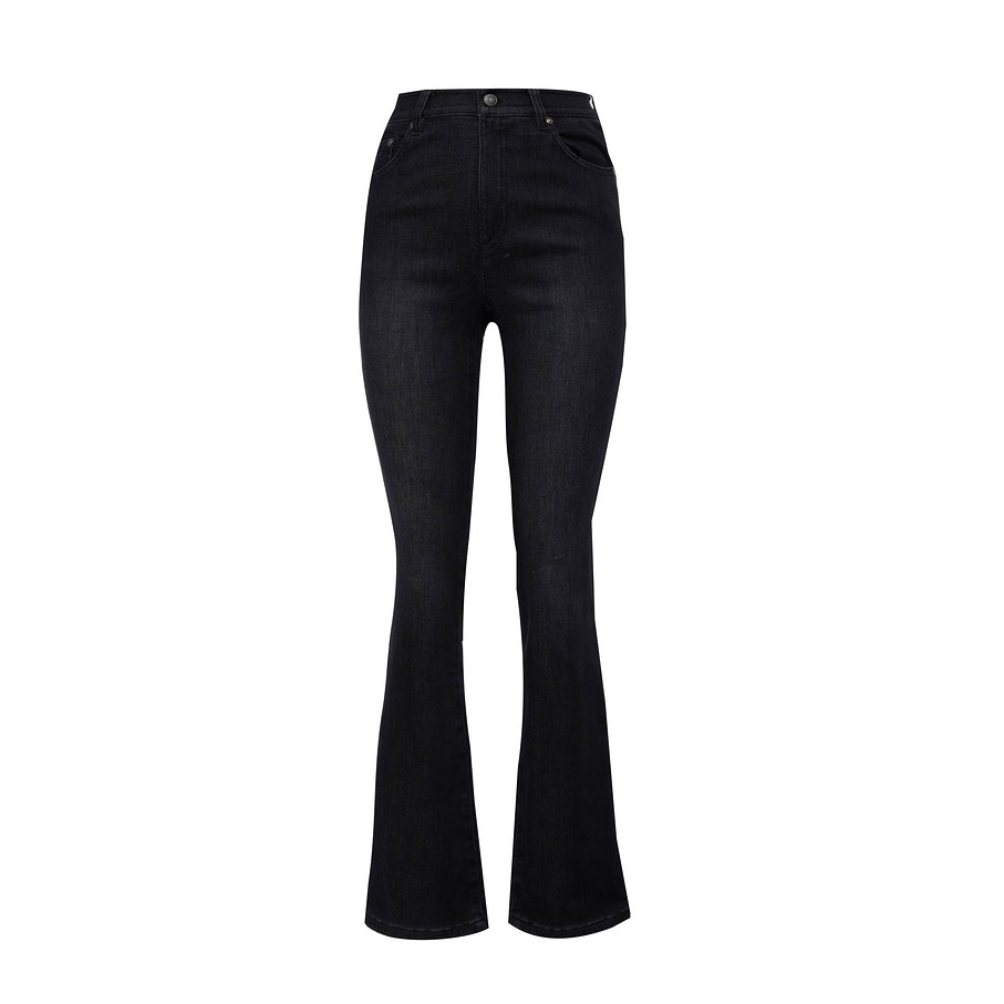 AMASS/阿玛施 经典时尚百搭修身加绒牛仔微喇裤5100481