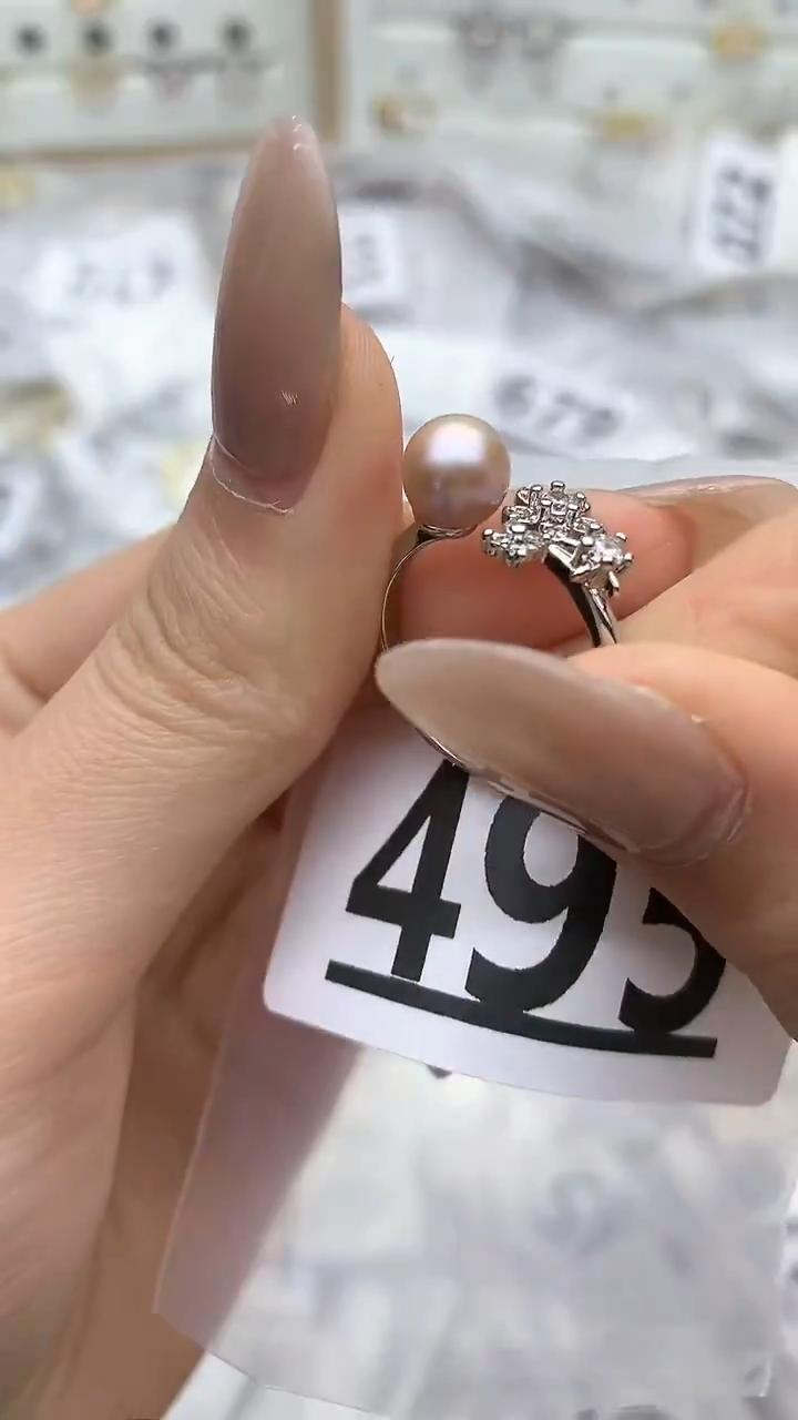 合金珠宝奇石淡水珍珠495