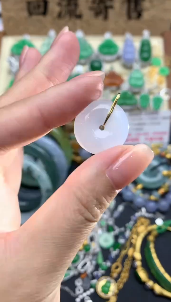 【闪购商品】翡翠颈饰18K金镶嵌114-中国好珍宝