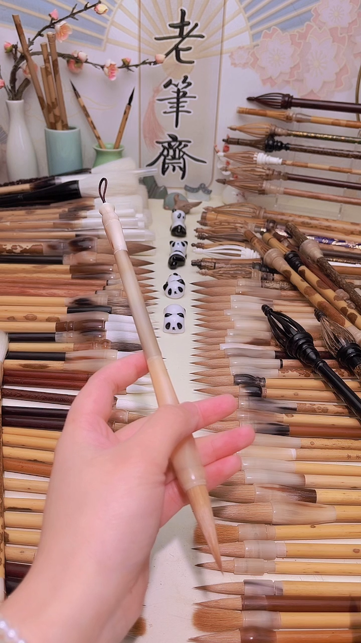 【闪购商品】全牛角杆全纯元尾纯狼出峰4.2cm