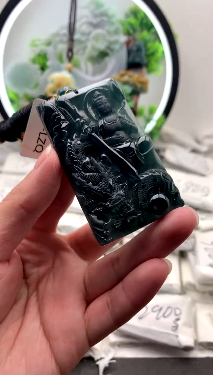 【闪购商品】翡翠颈饰未镶嵌大势至