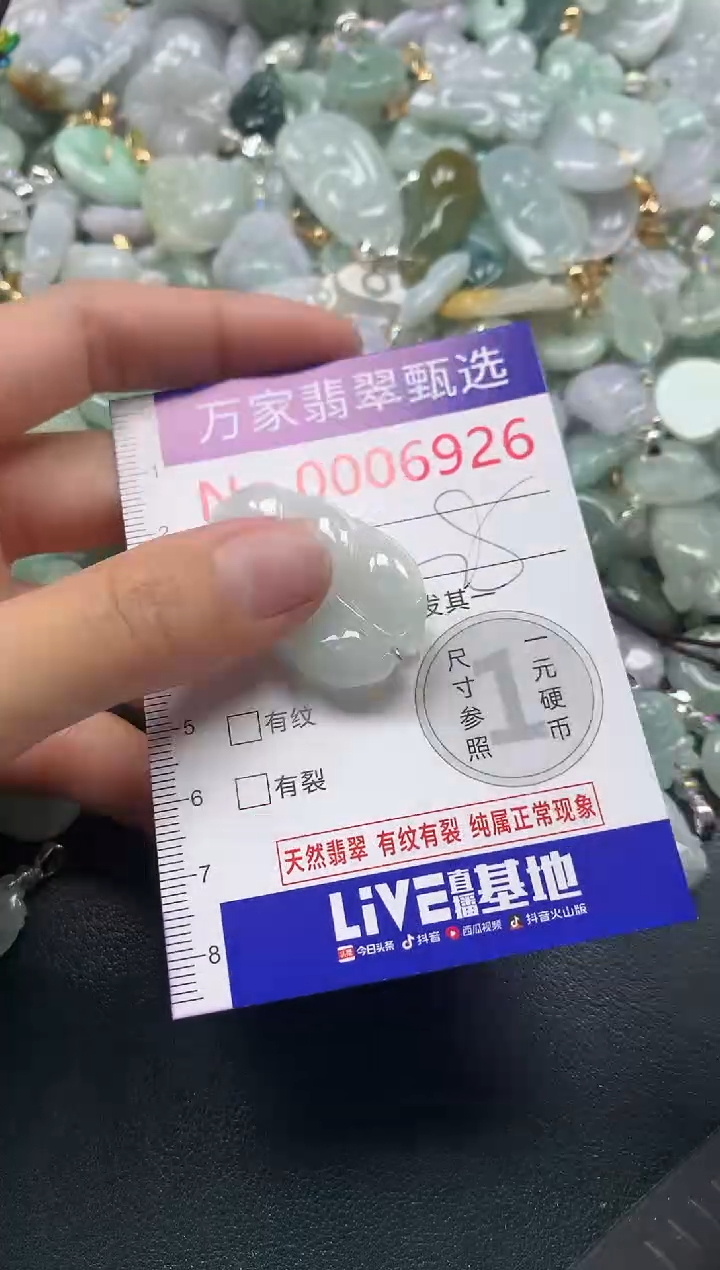 吊坠(不含链)未镶嵌翡翠6926