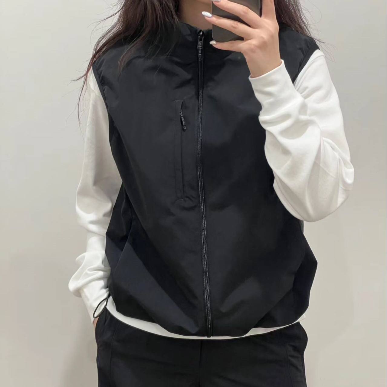 男女情侣款防风防泼水马甲机能户外运动休闲背心