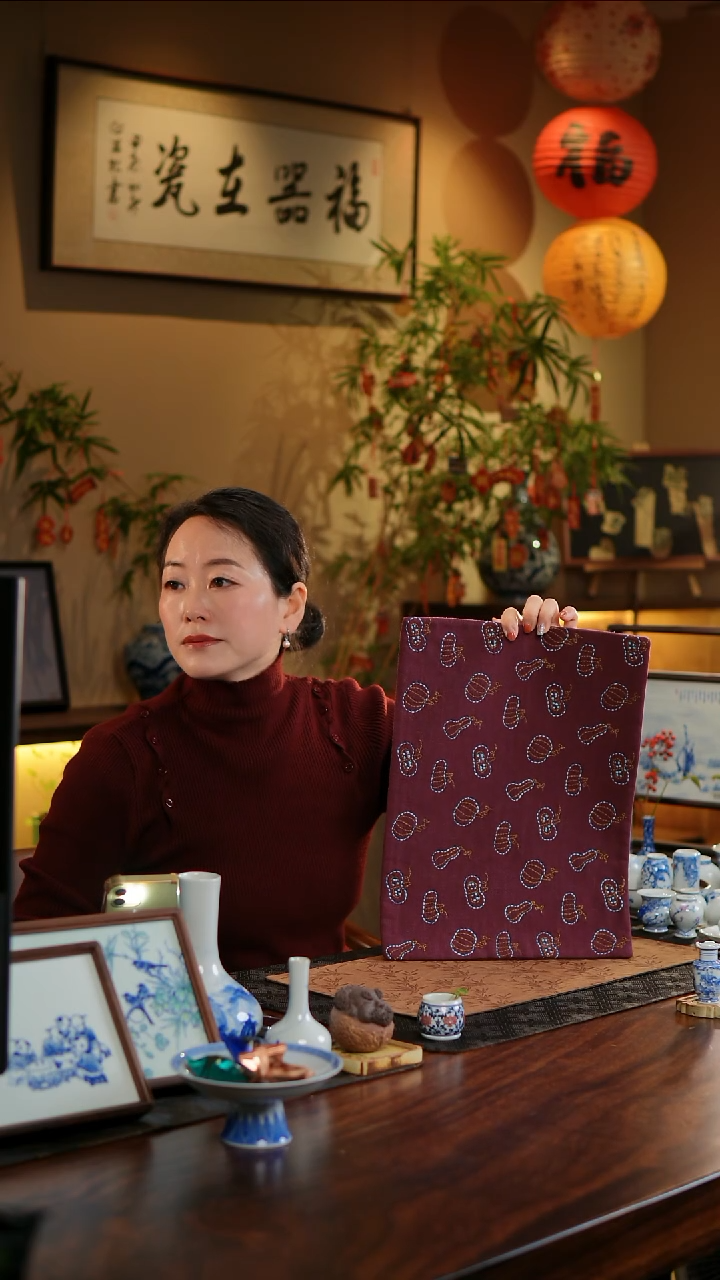 【闪购商品】织绣南瓜纹长大号茶席