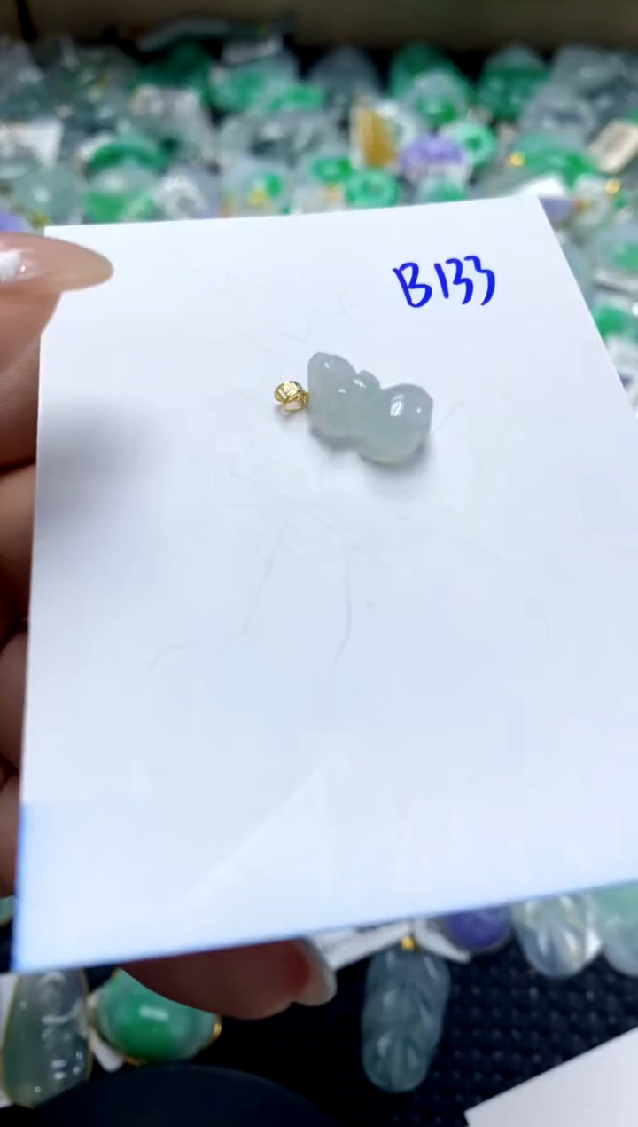 【闪购商品】翡翠颈饰18K金镶嵌111111111111111111