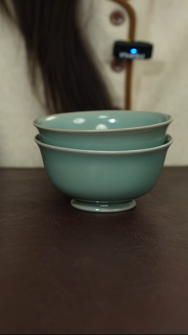 摆件陶原矿原釉汝宋汝瓷