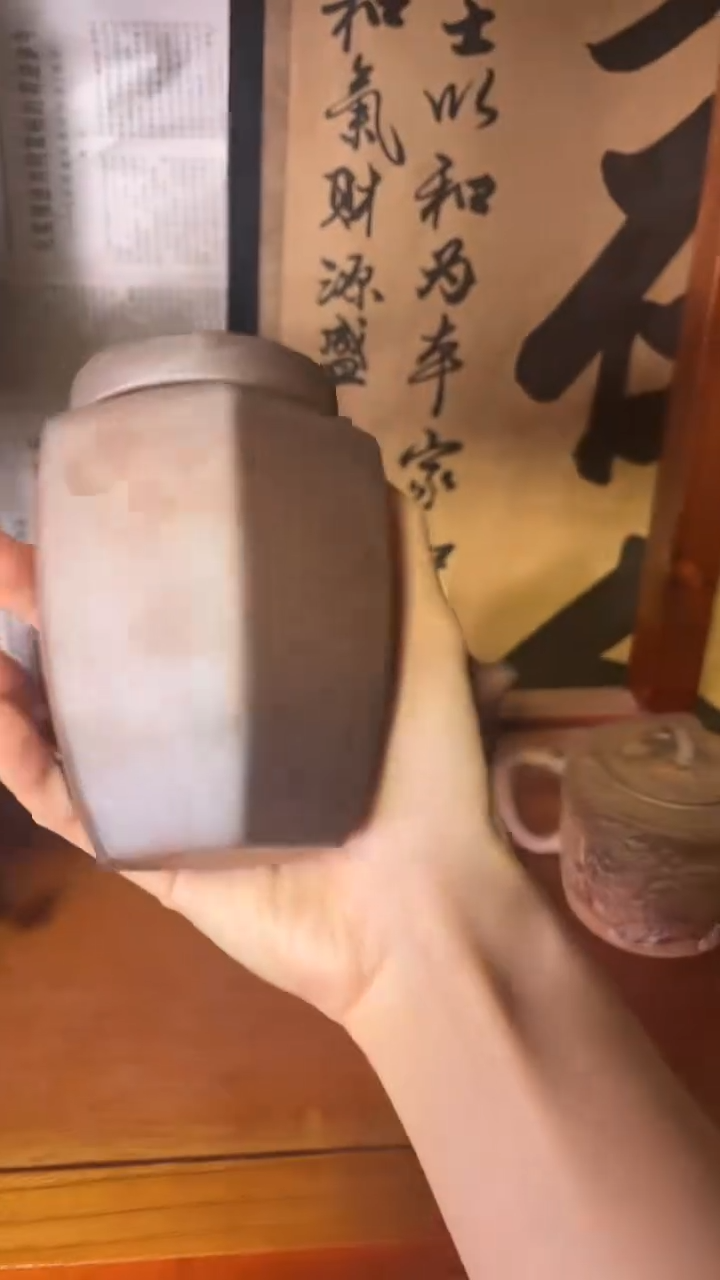 【闪购商品】B19茶叶罐磨砂感老岩泥茶壶