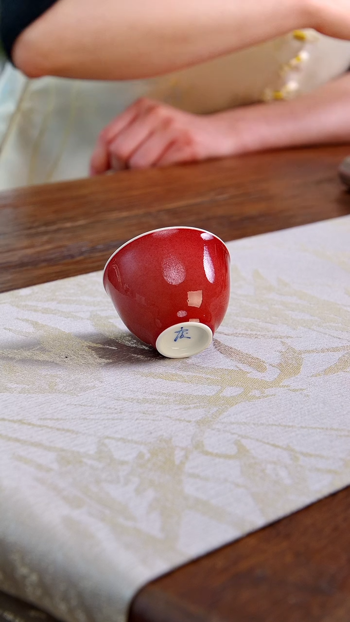 【闪购商品】文俊豇豆红相思豆安定杯（大）