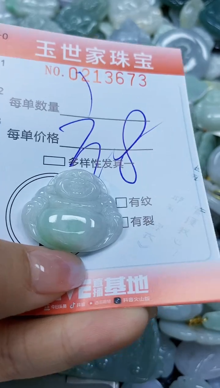 【闪购商品】翡翠未镶嵌颈饰闪购0213673