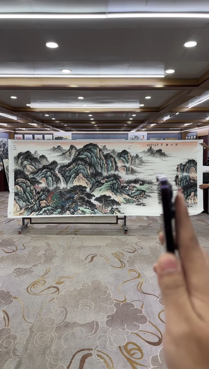 【闪购商品】绘画M 张伦玉-大丈二-山水国画