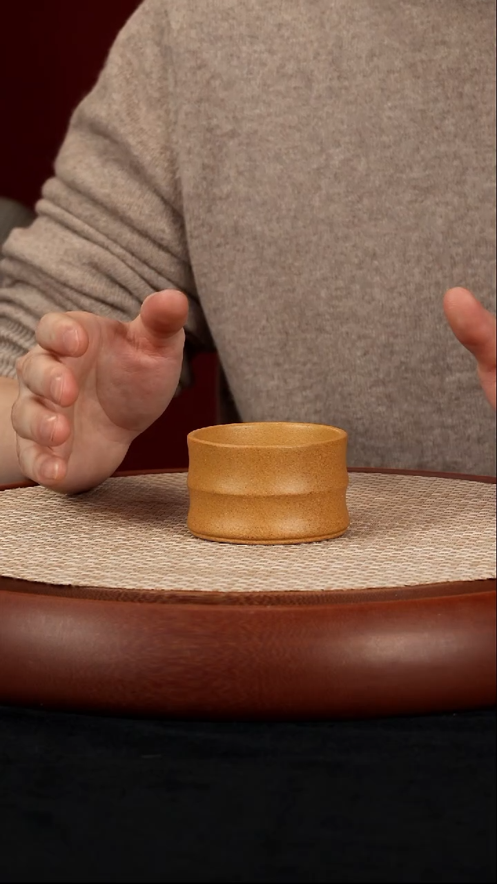 茶壶紫砂【kb004】竹节杯宜兴紫砂