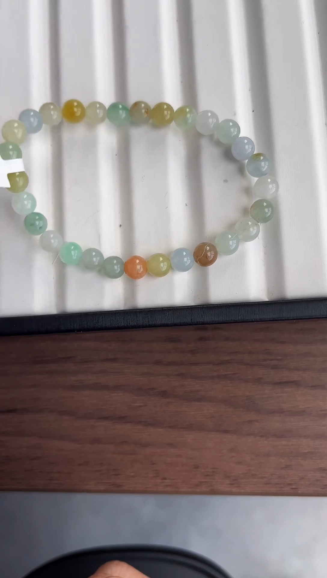 散珠翡翠翡翠手串卡7+