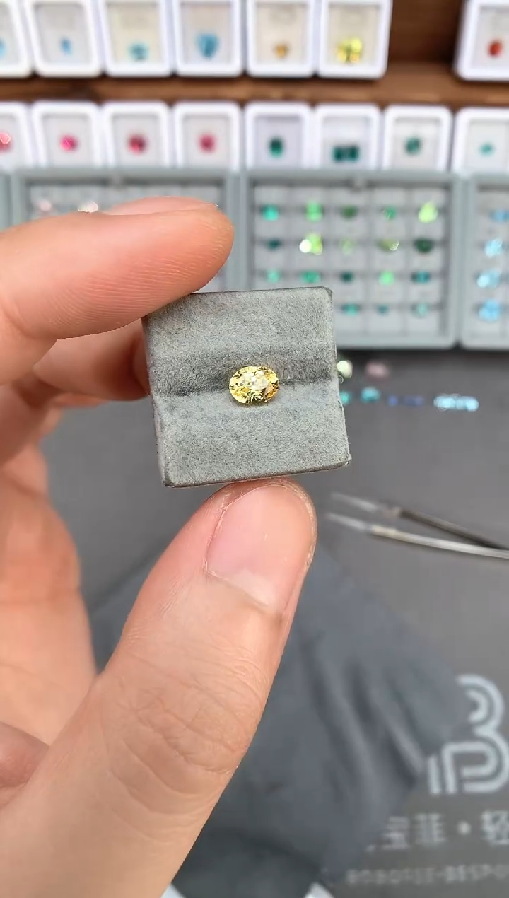 【闪购商品】定制蓝宝石裸石未镶嵌1.24ct