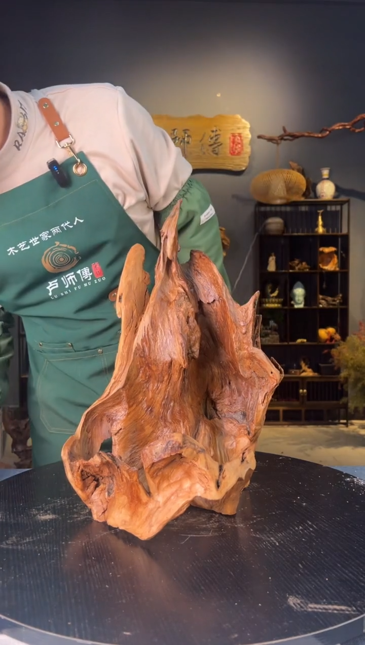 【闪购商品】香榧木卢师傅根艺作品(不包含人物摆件）