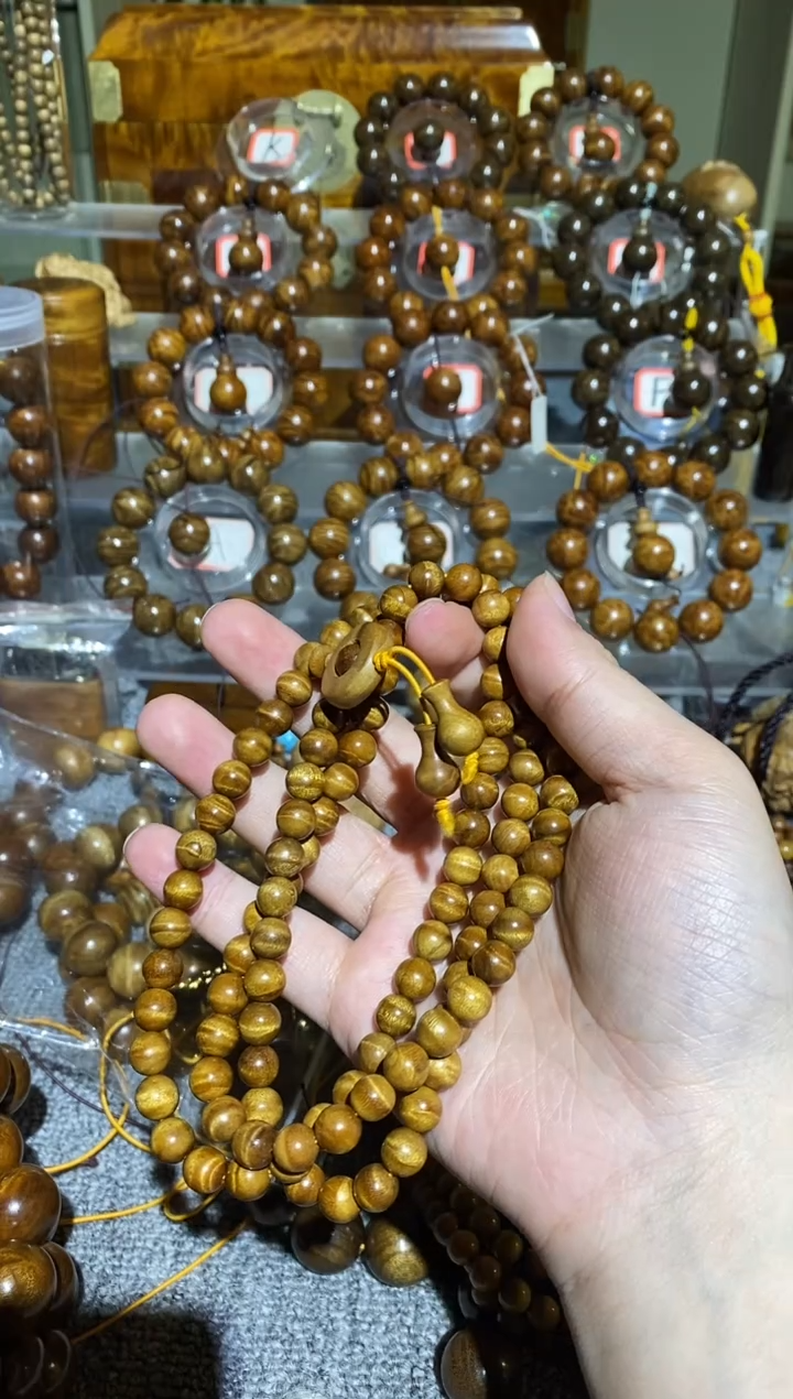 【闪购商品】楠木（金丝楠）手串/手链小叶桢楠水波纹0.8手串