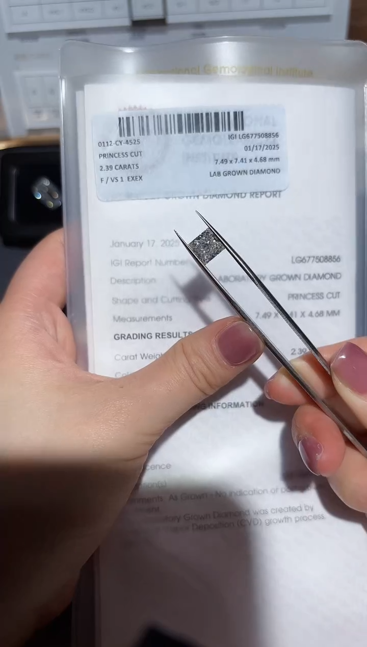 【闪购商品】实验室培育钻石裸石未镶嵌2.39F677508856