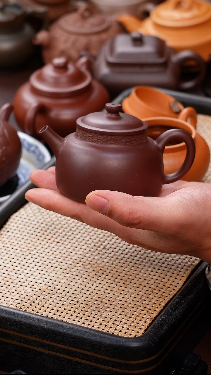 茶壶紫砂言心紫泥160CC