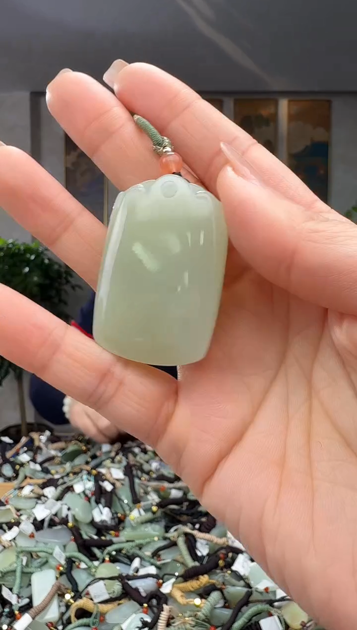 颈饰未镶嵌和田玉拍一发一多样性发货