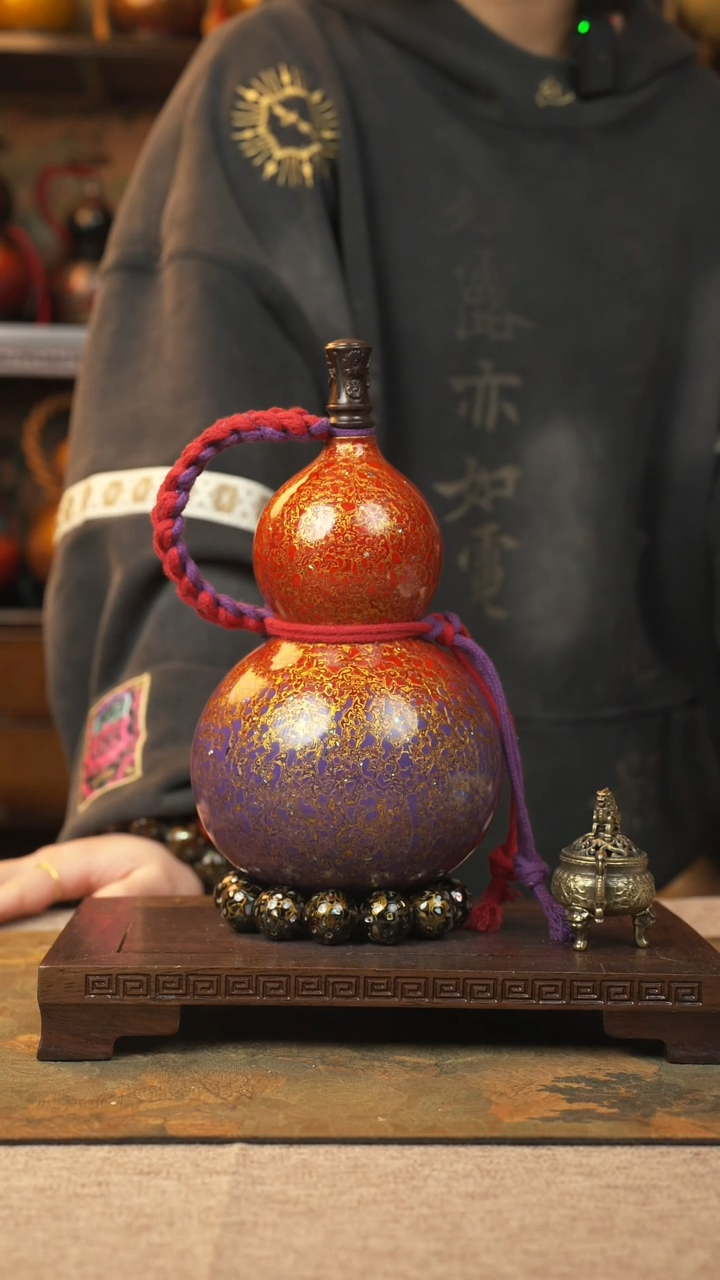 【闪购商品】91大漆葫芦渐变一物一拍800ml