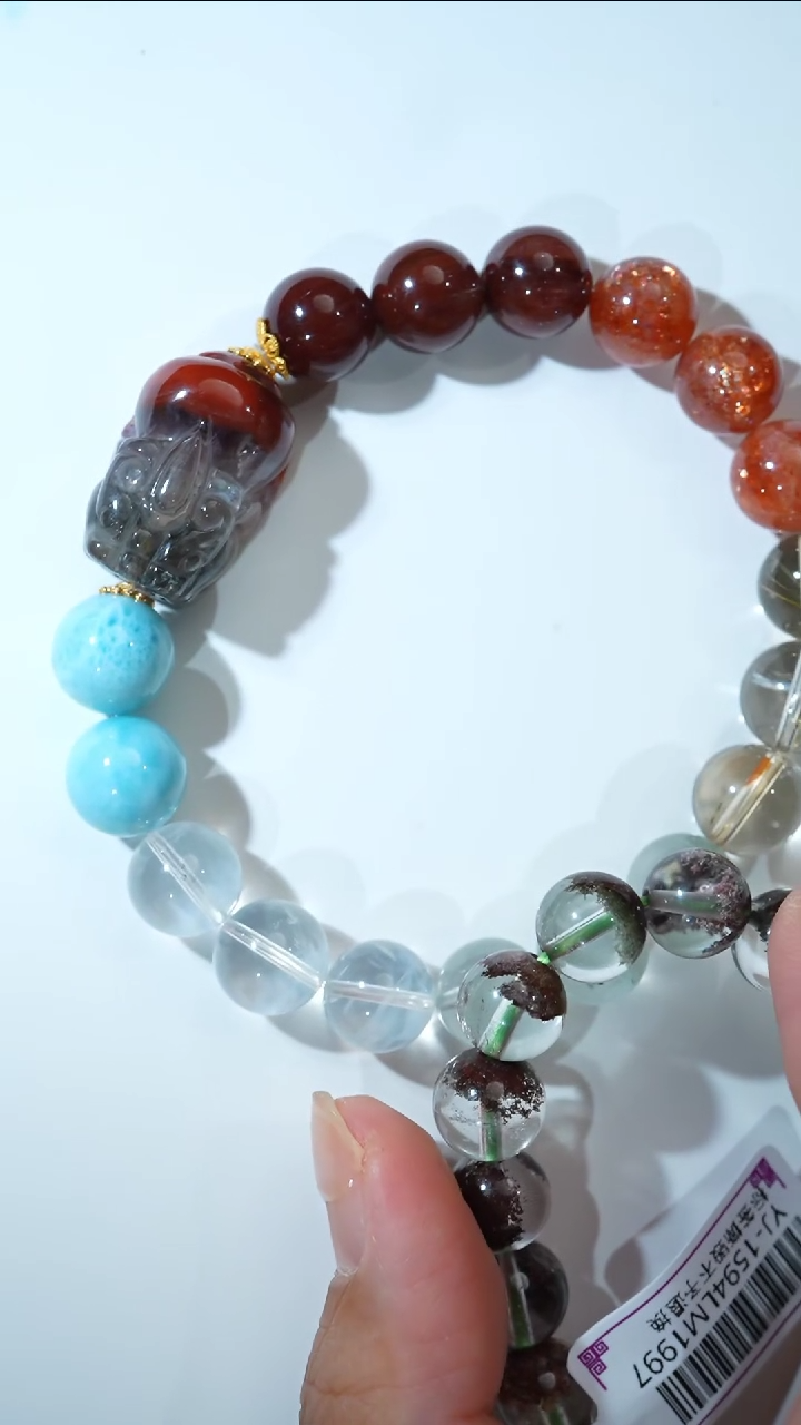 未镶嵌颈饰水晶S54025多样性发一三生W物水晶手串