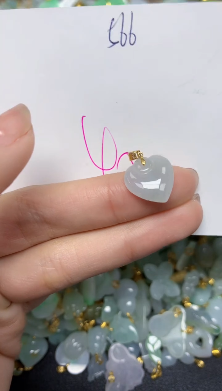 【闪购商品】翡翠颈饰18K金镶嵌 天然翡翠A货