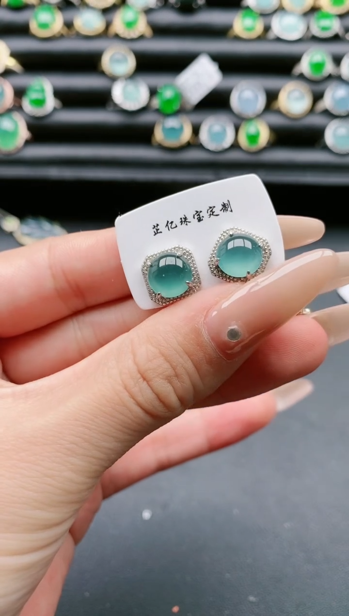 【闪购商品】翡翠戒指银S925镶嵌11111