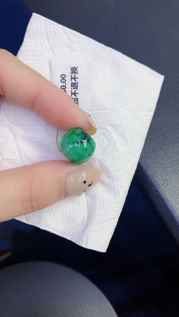 颈饰未镶嵌翡翠缅甸天然翡翠A货