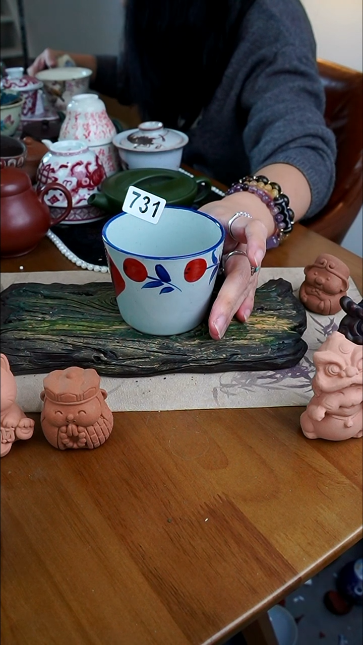 【茶瓷物语】手绘茶杯731