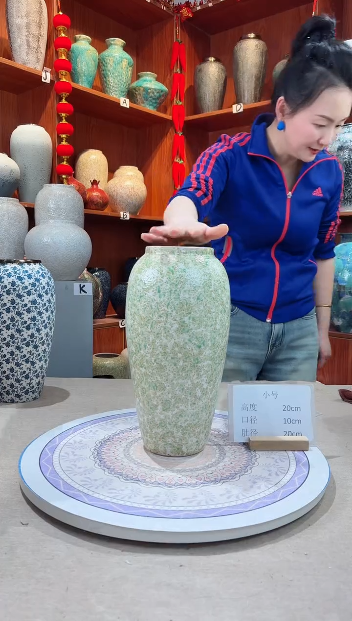 【闪购商品】瓶陶瓷花瓶 无花 春意盎然大号