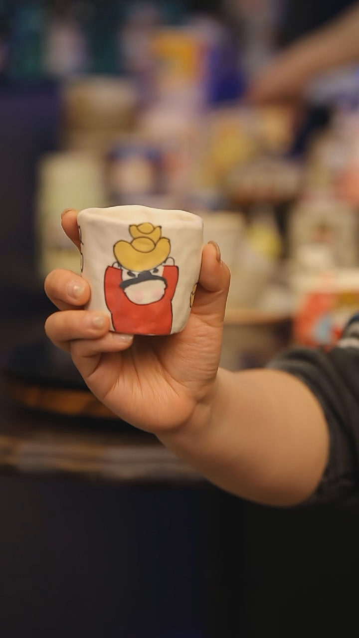 【闪购商品】摆件景德镇釉下彩绘设计师款式陶瓷