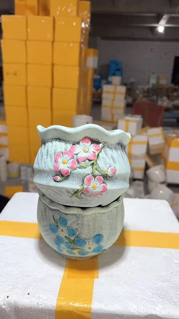 高温陶瓷花盆+Q521