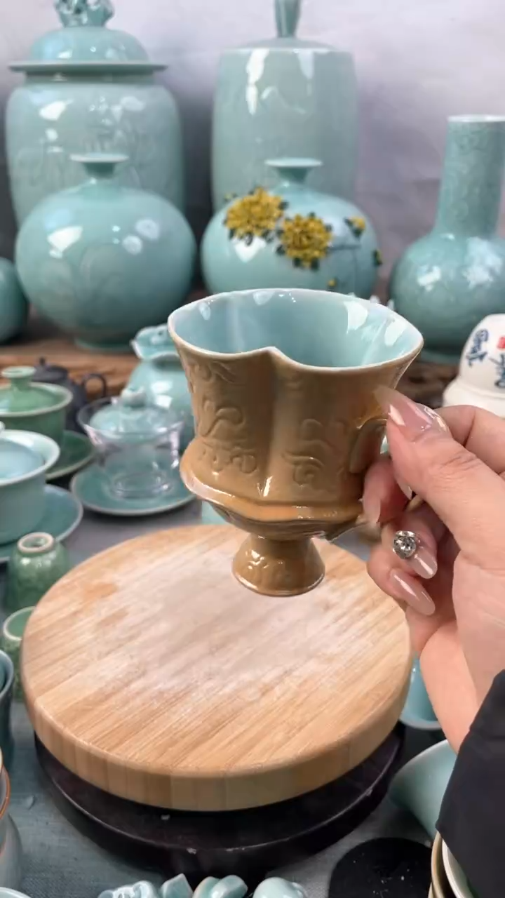 【闪购商品】特价 微瑕 慧仙青瓷