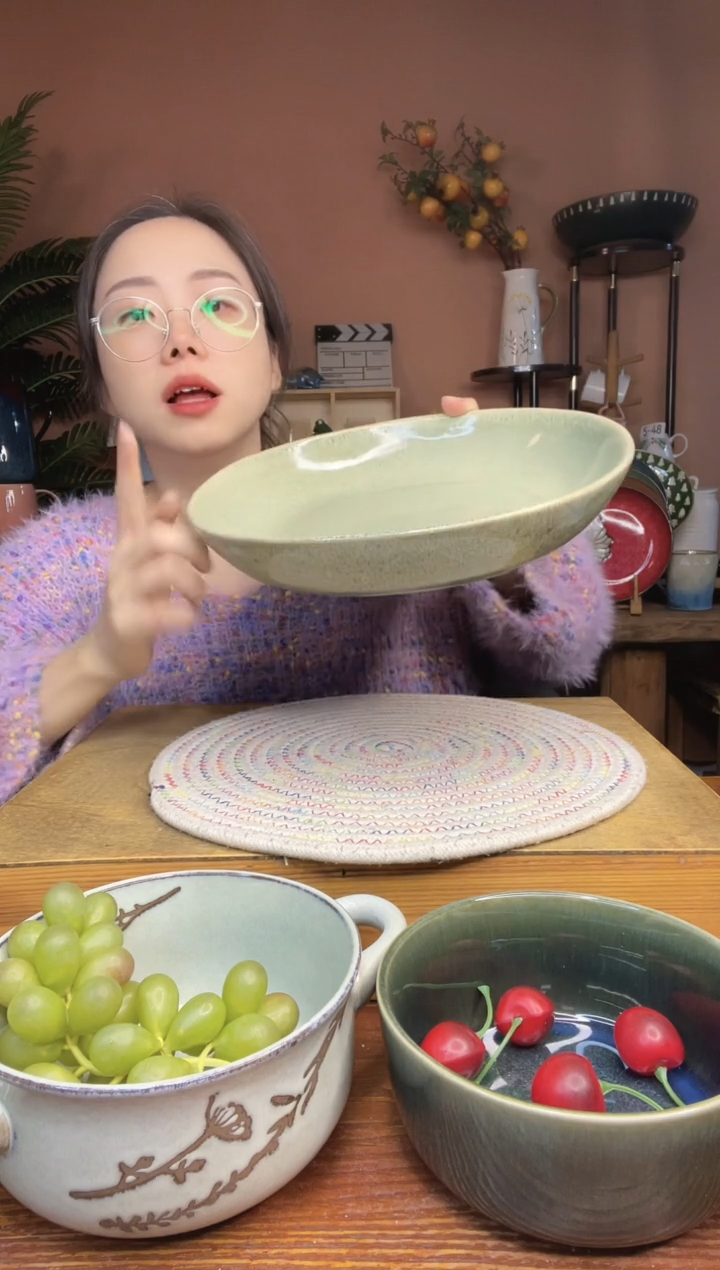 陶瓷11英寸四方大深盘 微瑕疵